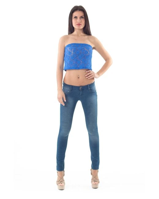 Conquista Blue Lace Bandeau Royal