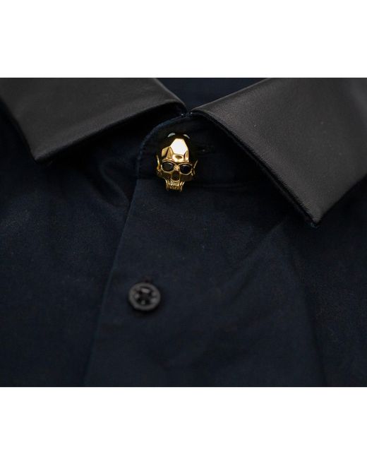 Kasun Metallic Vampire Skull Button Cover for men