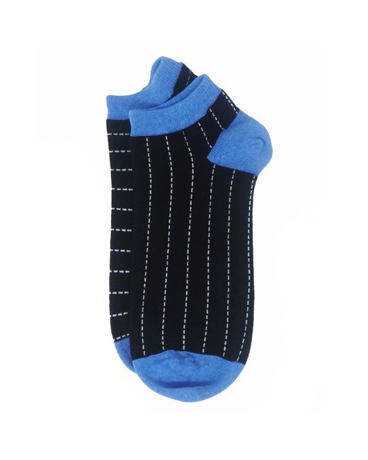 Peper Harow - Made in England Blue Dash Trainer Socks – for men