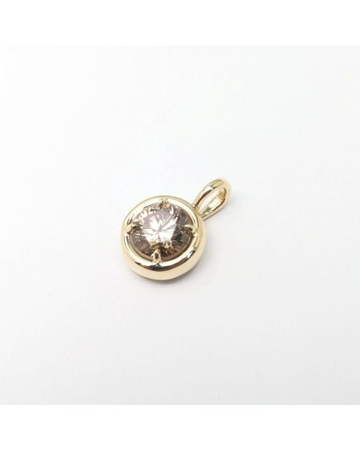 Rahul's Jewels Metallic 1.00 Carat Genuine Diamond Round Solstice Pendant