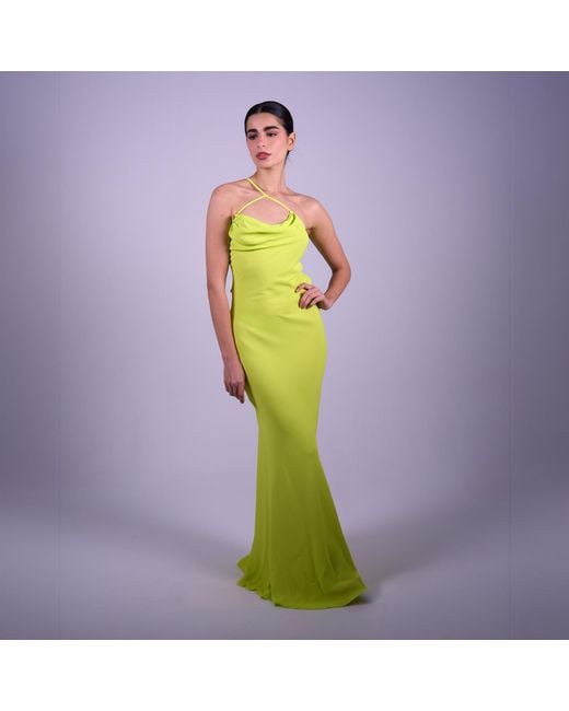 The Ethos Studio Yellow Anne Dress