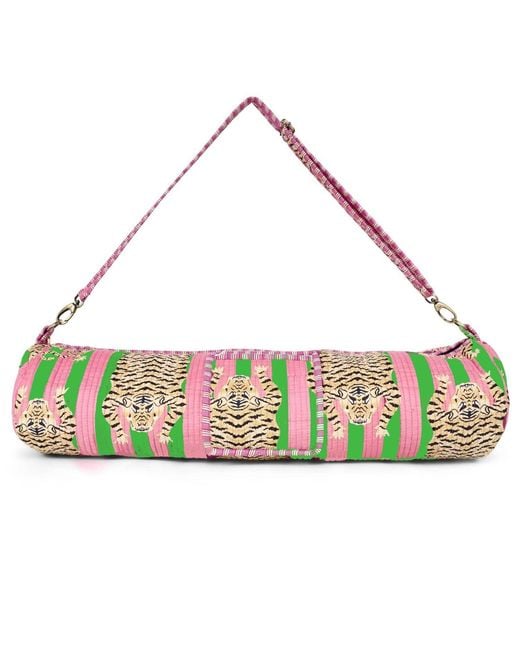 Conscious Yoga Collective Pink The Tibetan Tiger Yoga Bag