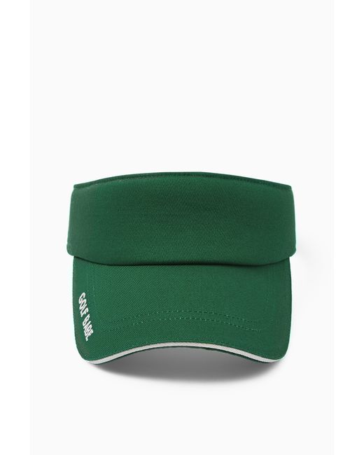 Victoria Paulsen Green Golf Babe Visor- Dark