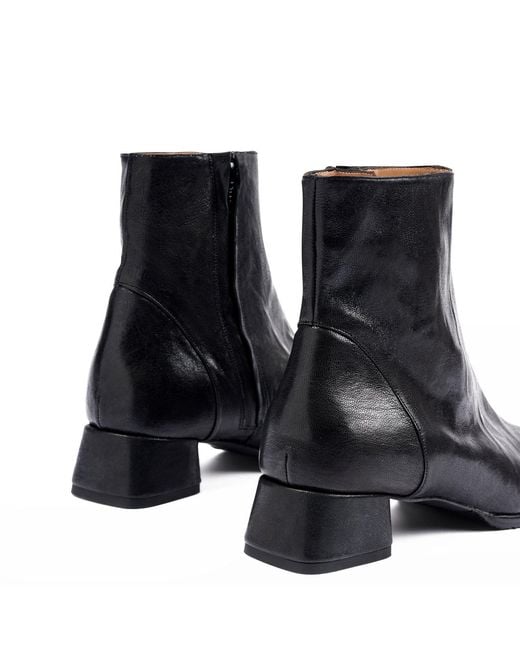 Naguisa Blue Bieldo Ankle Boot