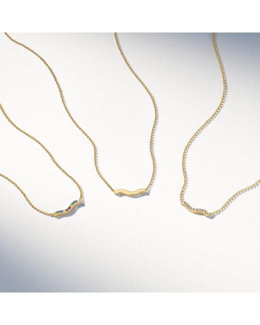 Sif Jakobs Jewellery Metallic Necklace Ellera Waves