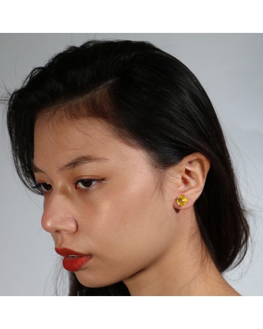 Vicki Sarge Yellow The Large Stud