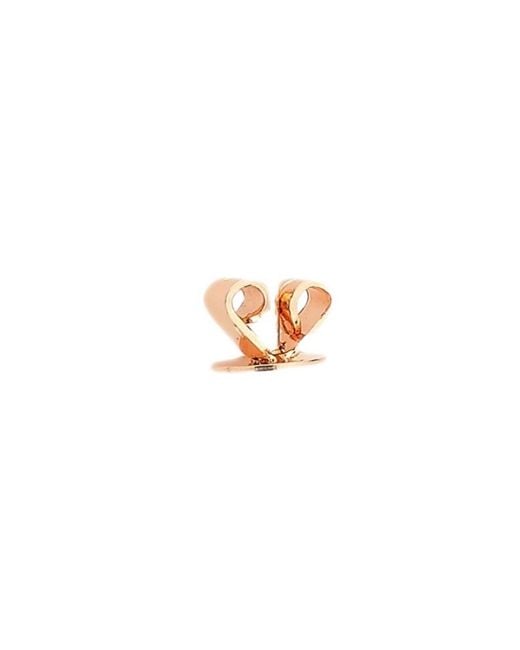 Ecce | Artisan Diamonds Metallic Solid 14Ct Mini Heart Diamond Pair Stud Earring