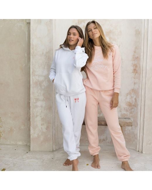 Love Letters X White I Love Bows Sweatpants
