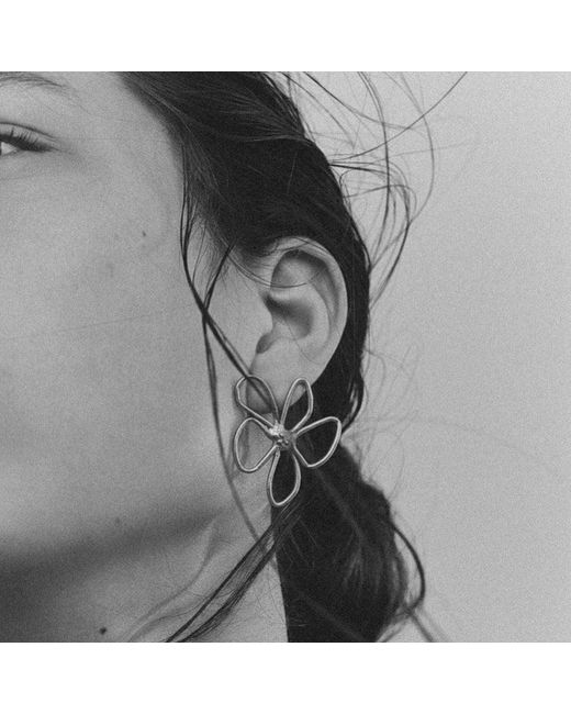 Martina Rozenberg Smira Jewelry Metallic Petal Whispers Earrings