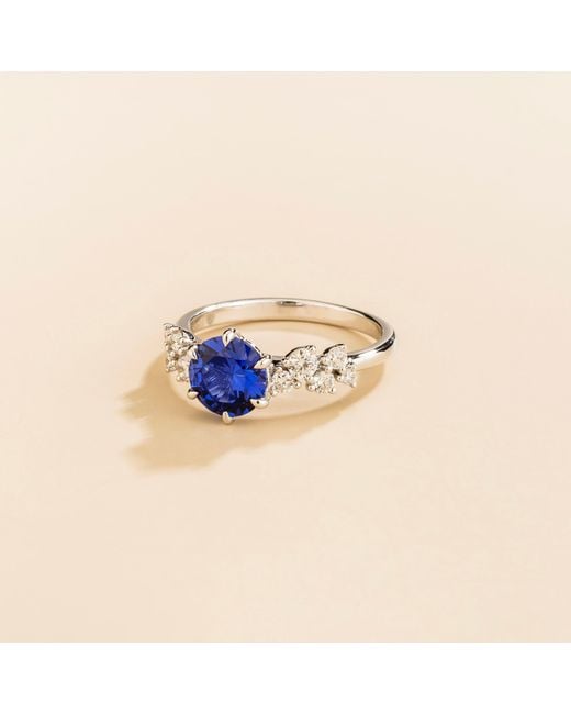 Juvetti Blue Floret Ring