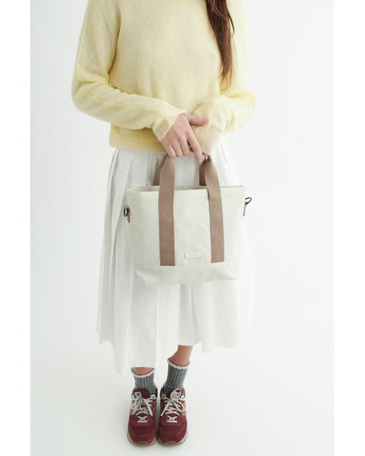 Lefrik Natural Strata Mini Bag Chalk Vandra