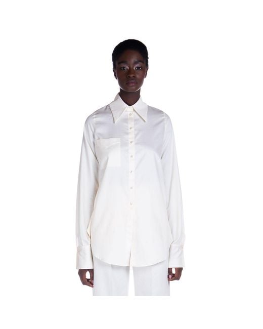 Sofia Tsereteli White Cotton Shirt