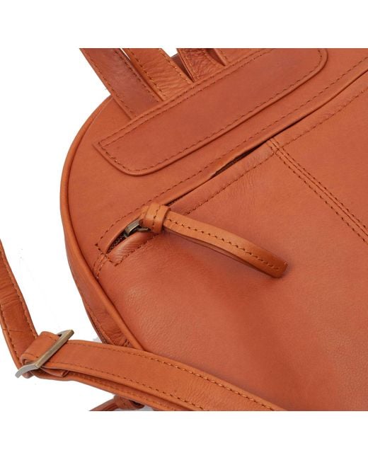 Lloyd Baker Brown Sikkim Leather Backpack