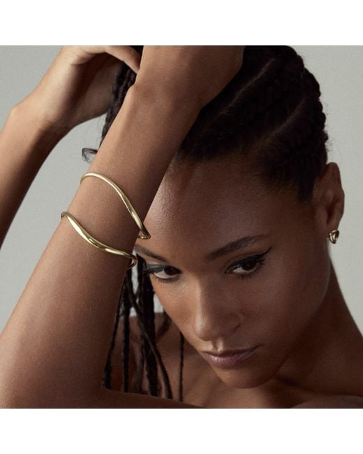 Dinny Hall Metallic Wave Cuff