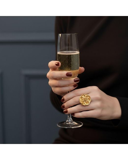 Jaredjamin Metallic Santorini Rose Ring