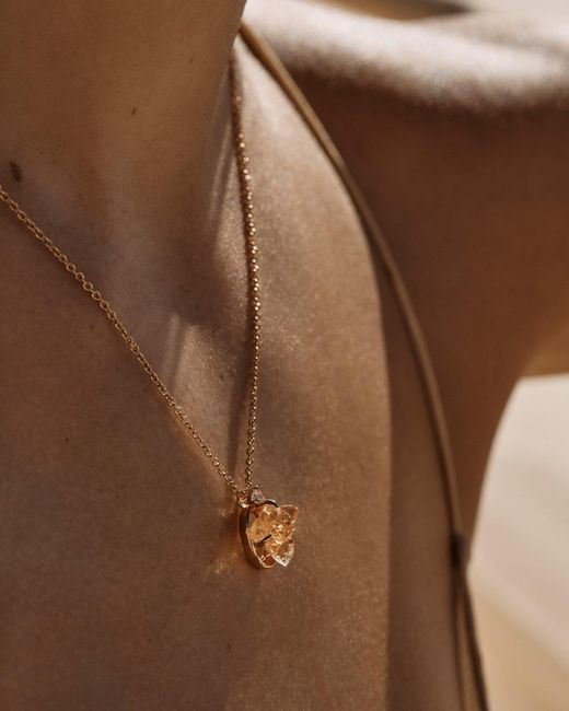 Amber Sceats Metallic Forage Necklace