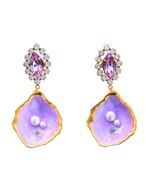 The Pink Reef Purple Mauve Pearl Oyster
