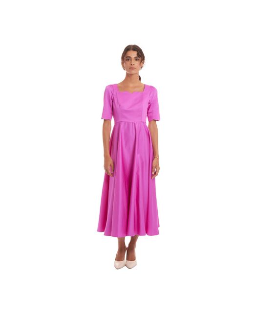 Sofia Tsereteli Purple Art Deco Gown