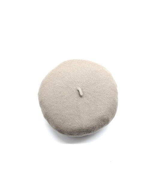 DORIA 1905 Gray Neutrals Neutral Wool Felt Basque Cap