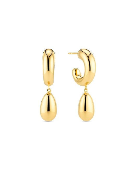 Sif Jakobs Jewellery Metallic Earrings Goccia Pendolo Pianura