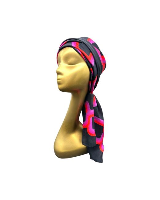 Julia Clancey Pink Link Silk Scarf