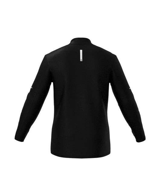 Aora Athletics Black Half Zip Longsleeve for men