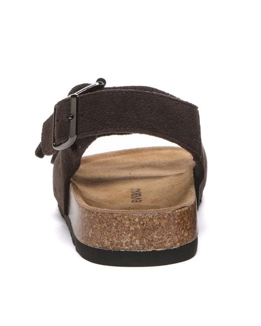 EverAu Australia Brown Flame Leather Sandals