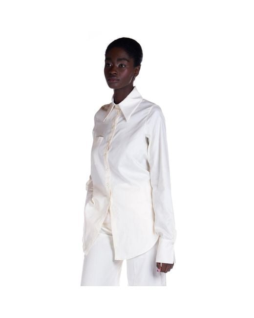 Sofia Tsereteli White Cotton Shirt
