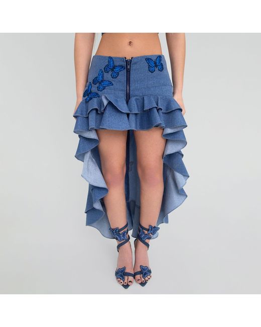 Maui X Lolita Blue Princess High Low Skirt