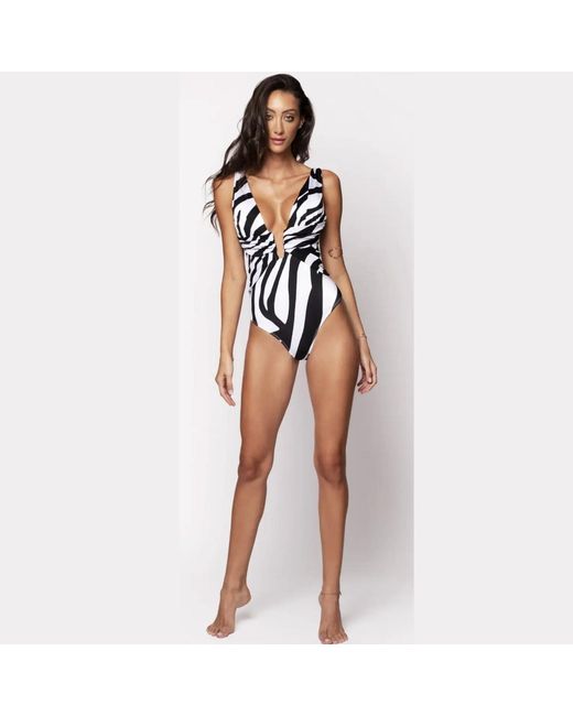 Cherina Beachwear Llc Black Faira Swimsuit