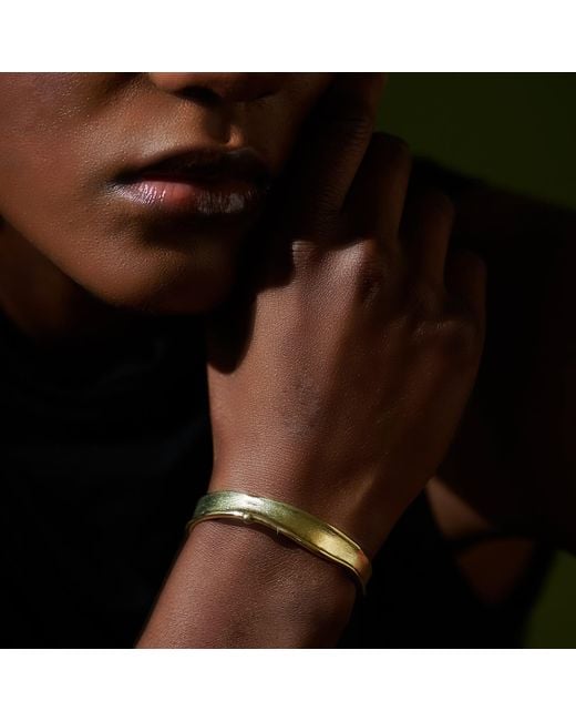 Janus Edinburgh Metallic Quoich Thick Vermeil Bangle