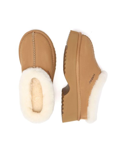EverAu Australia Brown Savanna Chunky Platform Boots