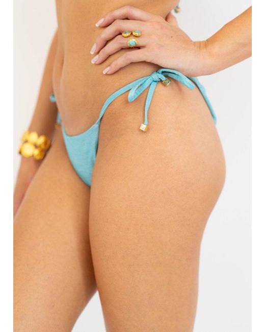 Leyla Maya Ltd Blue Millie Bikini Bottoms
