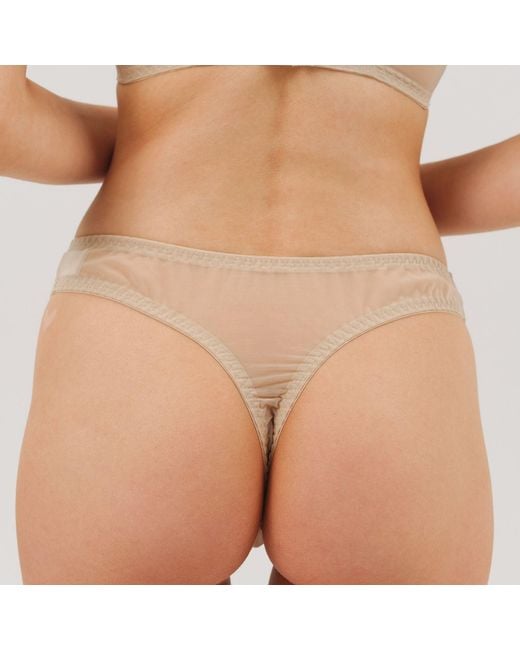 Daily Underwear Natural Neutrals String Panties Base Nude