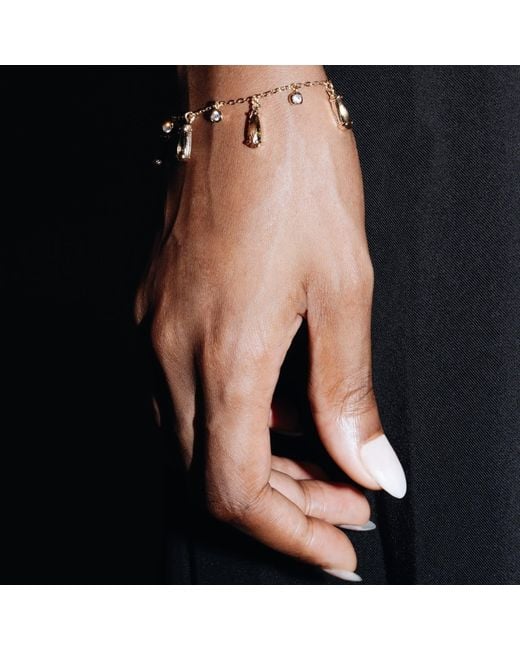 Studio Baloge Metallic Cascade Bracelet – Champagne