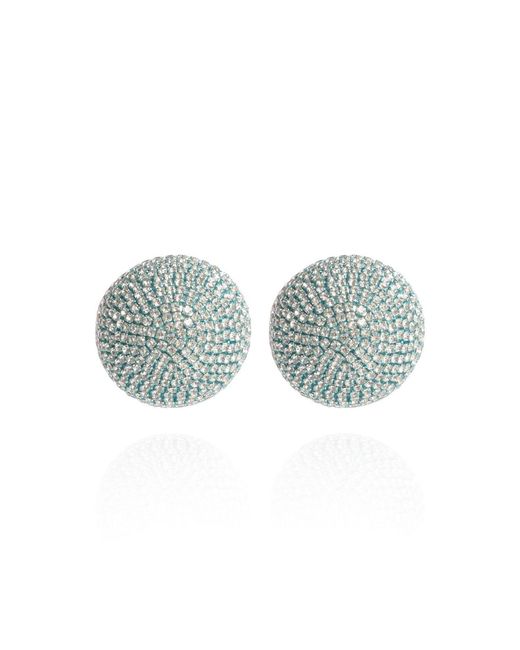 Saule Label Green Gaia Glam Jumbo Earrings