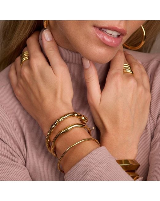 Amadeus Metallic Zion Embossed Cuff
