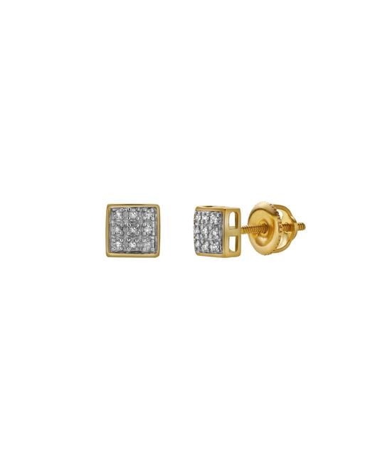 LMJ Metallic Macio Diamond Earrings