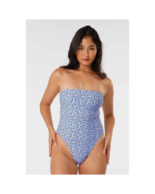 Blackbough Swim Blue Scarlet One Piece Il Pesce