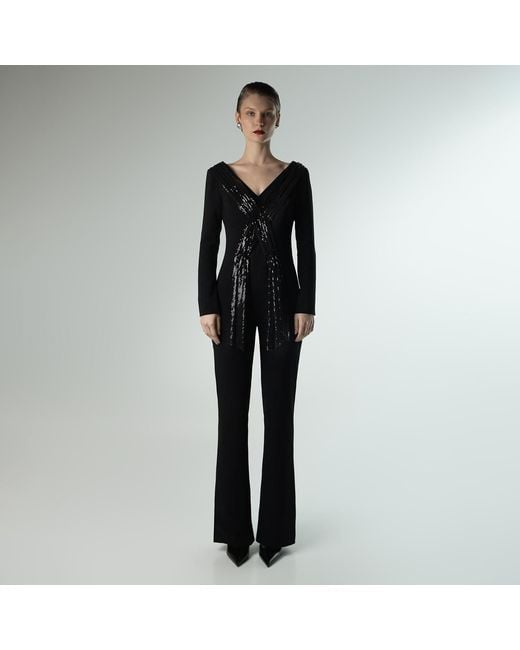 Madebyza Black Flared Jumpsuit