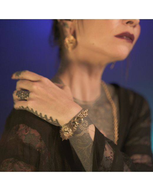 IN CAUDA VENENUM Metallic Anahita Bracelet