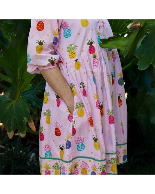 Mary Marshmallow Multicolor Frannie Dress Short