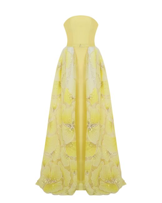 Tuba Ergin Yellow Kate Maxi Dress