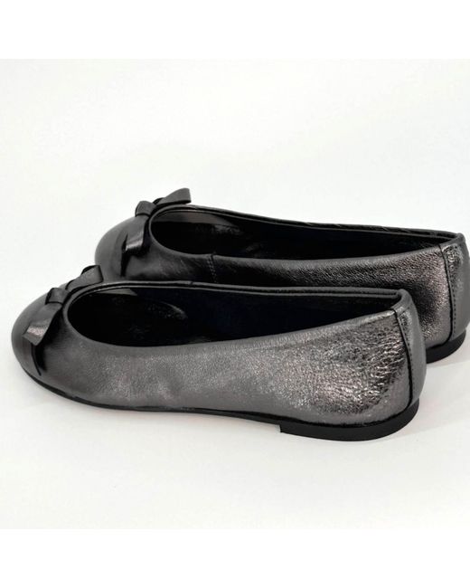 Altramoda Redressing the World Black Vegetable Tanned Leather Ballet Flats