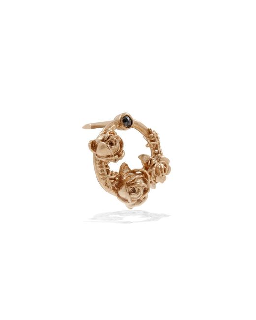 Lee Renee Metallic Rose Diamond Rose Halo Lapel Pin Rose for men