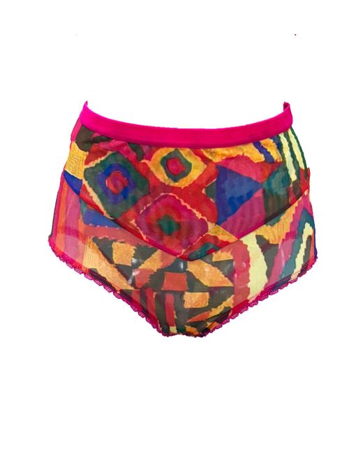 Carol Coelho Multicolor Cuzco Print Highwaisted Hot Pants