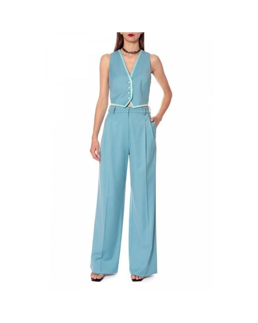 AGGI by HALEWSKI Blue Uma How Am I Suit Vest