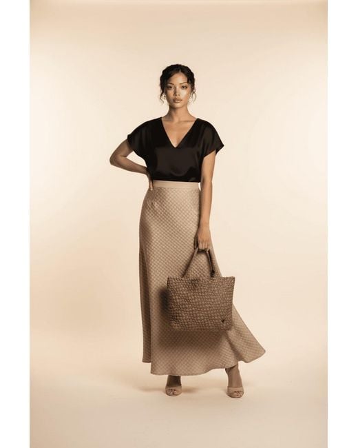 Prenelove Blue London Large Woven Totes