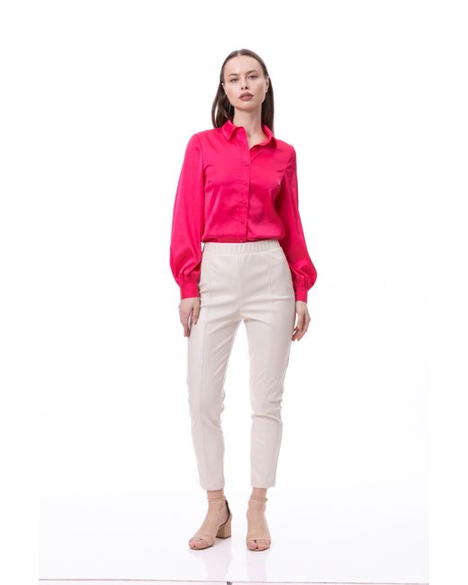 Carloslines Pink Button Down Long Sleeve Shirt