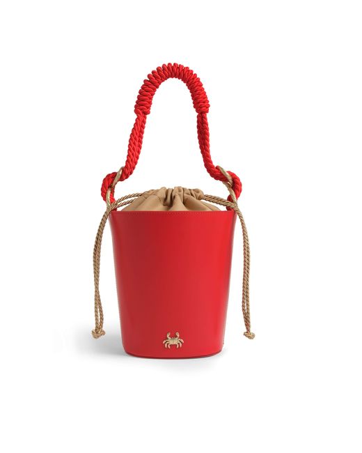 MYYAZ Red Ephesu Bucket Bag